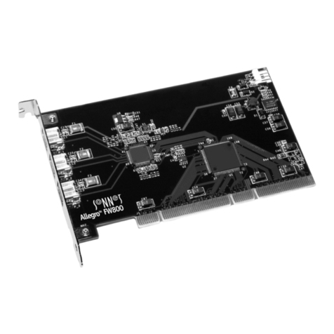 Sonnet ALLEGRO FW800 User manual