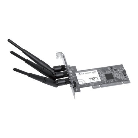 Sonnet ARIA EXTREME N PCI User manual