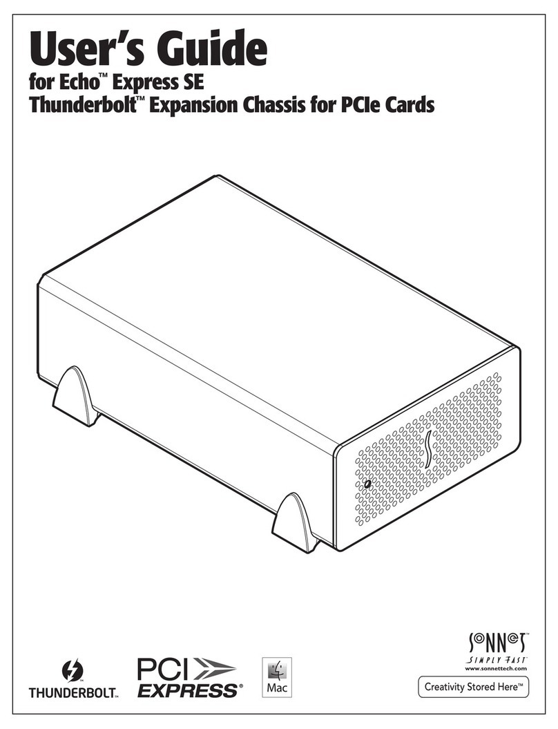 Sonnet Echo Express SE Thunderbolt user guide