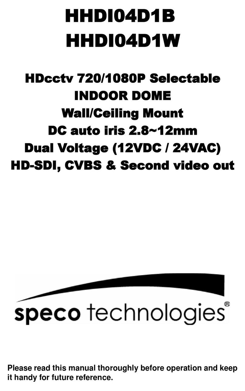 Speco HHDI04D1B User manual