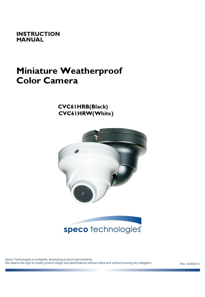 Speco CVC61HRB User manual