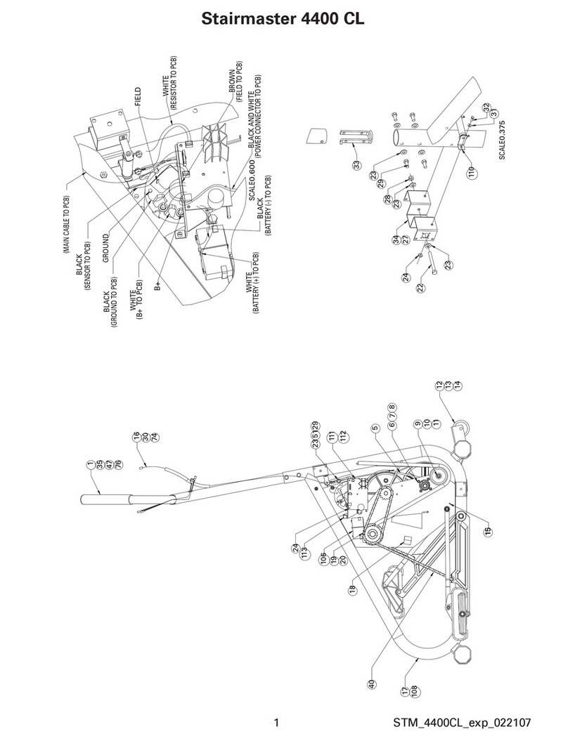 Stairmaster 4400 CL Wiring diagram
