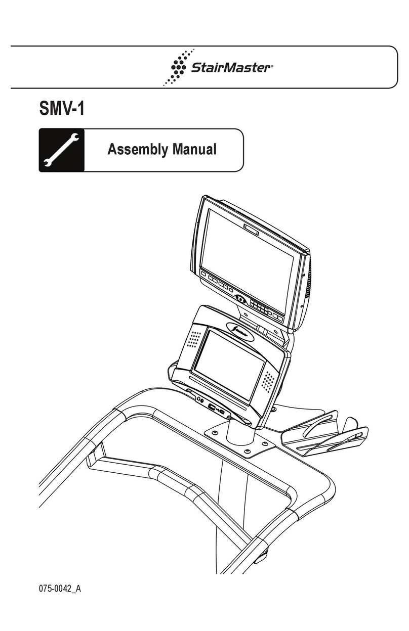 Stairmaster SMV-1 Assembly manual