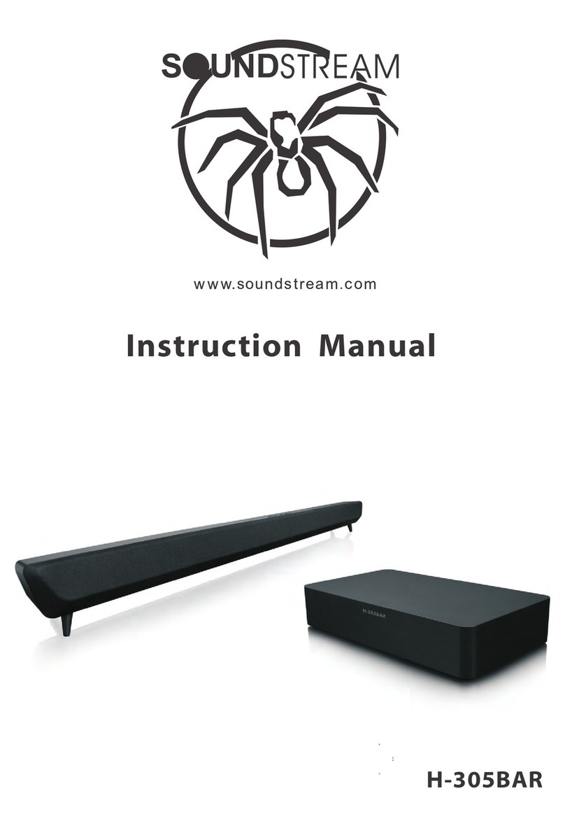 Soundstream H-305BAR instruction manual