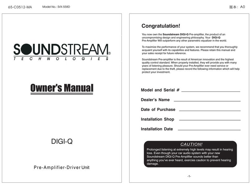 Soundstream DIGI-Q User manual