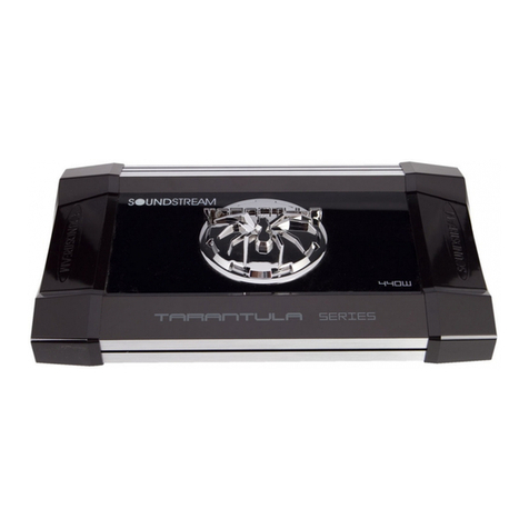 Soundstream Tarantula Amplifier Series User manual