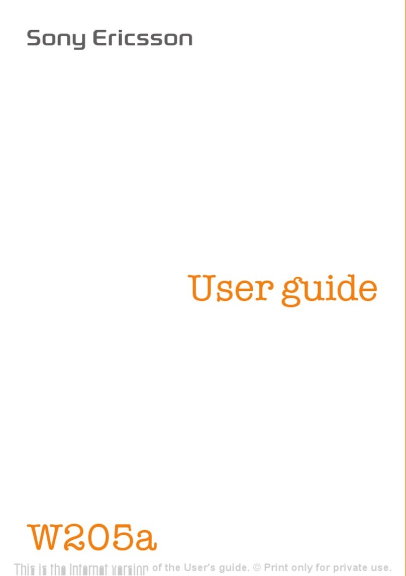 Sony Ericsson W205a Walkman User manual Sony Ericsson W205a Walkman User manual