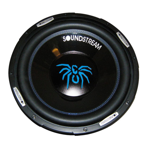 Soundstream Arachnid SW-12RE Owner's manual