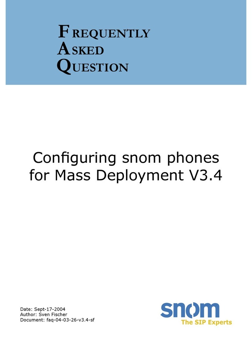 Snom Mass Deployment V3.4 Frequently asked questions