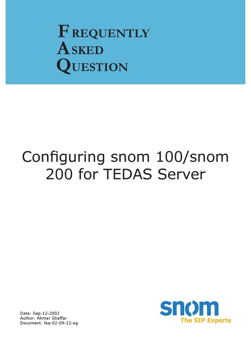 Snom 100 Frequently asked questions