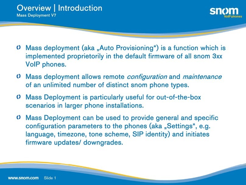 Snom Mass Deployment V7 user manual
