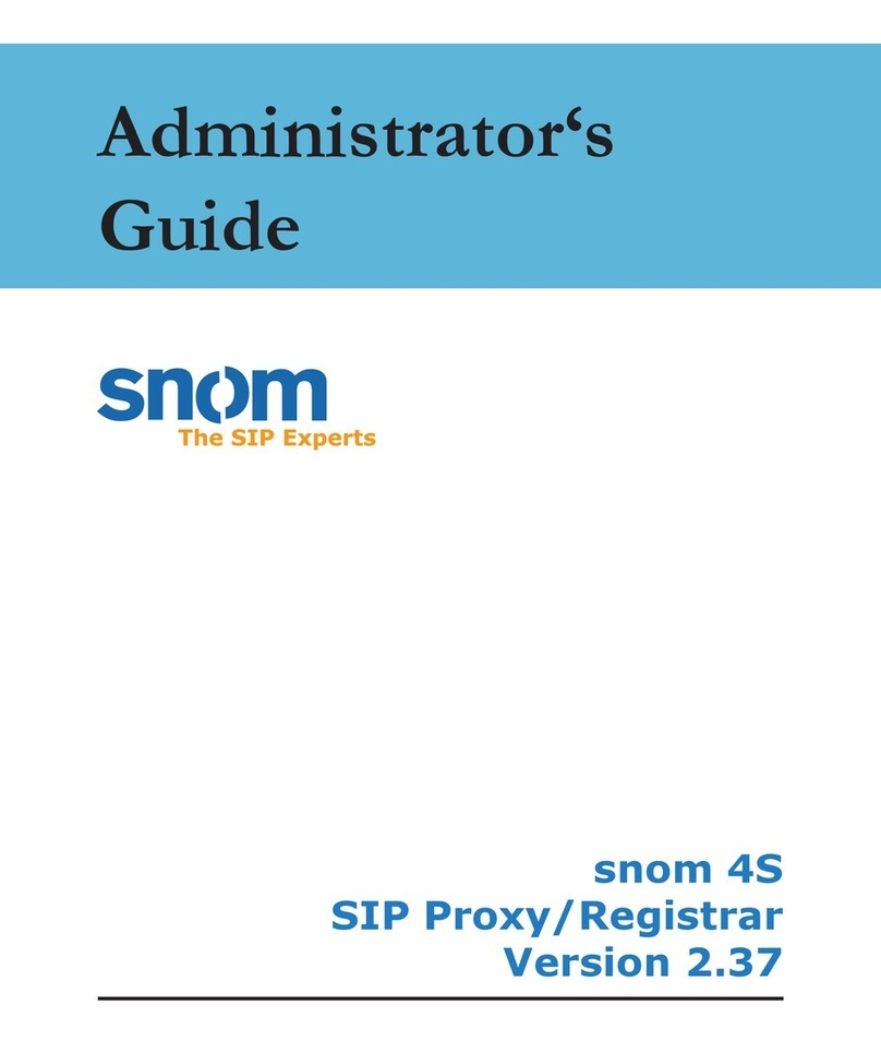 Snom 4S Media Server Administrator's manual