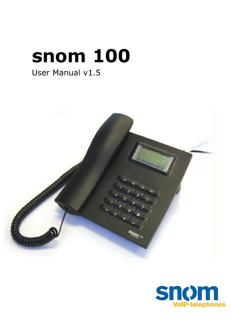 Snom 100 v1.5 User manual