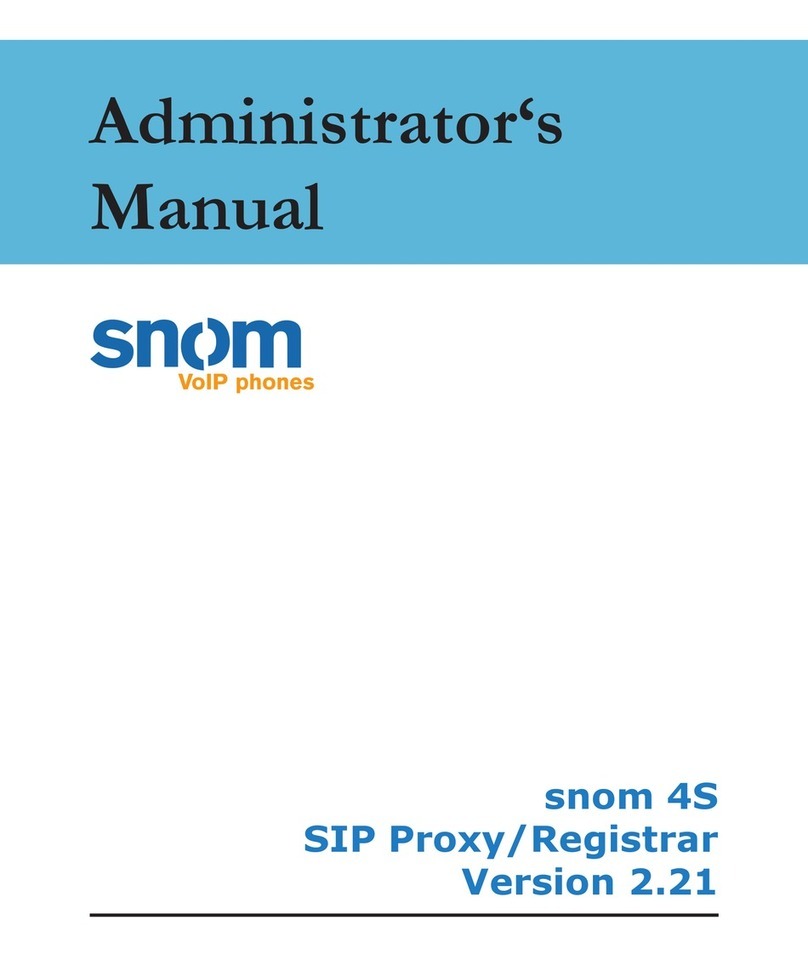 Snom 4S Media Server Use and care manual Snom 4S Media Server Use and care manual