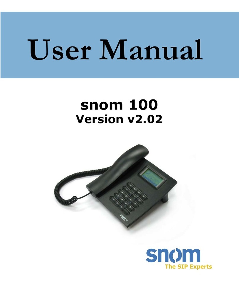 Snom 100 User manual