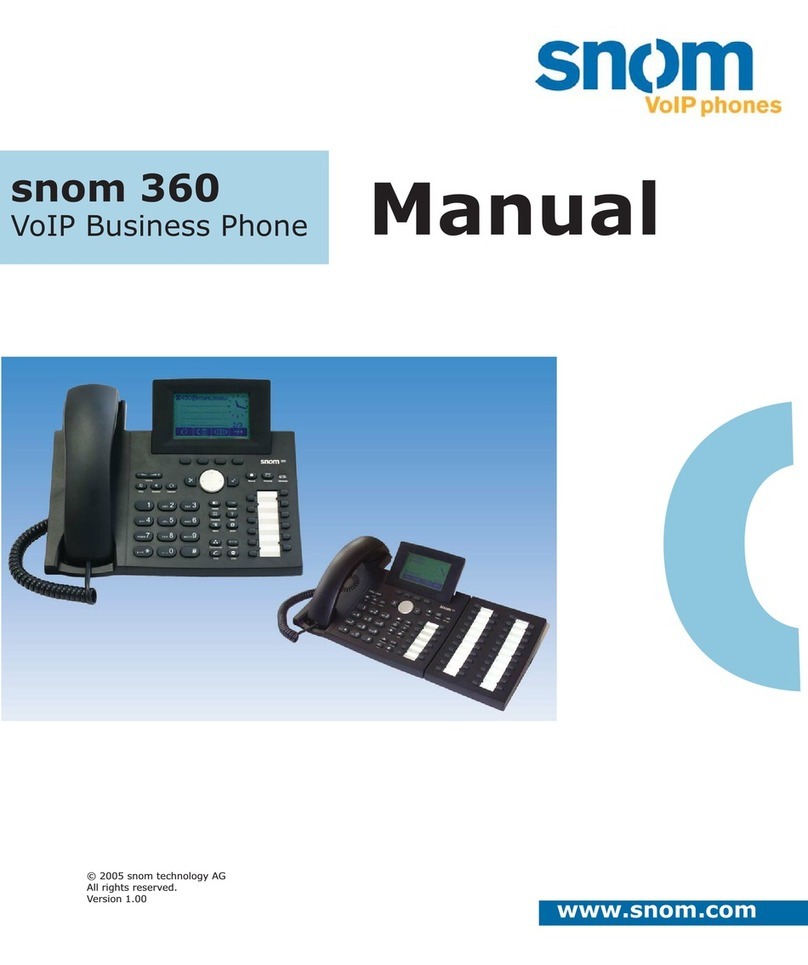 Snom 360 manual