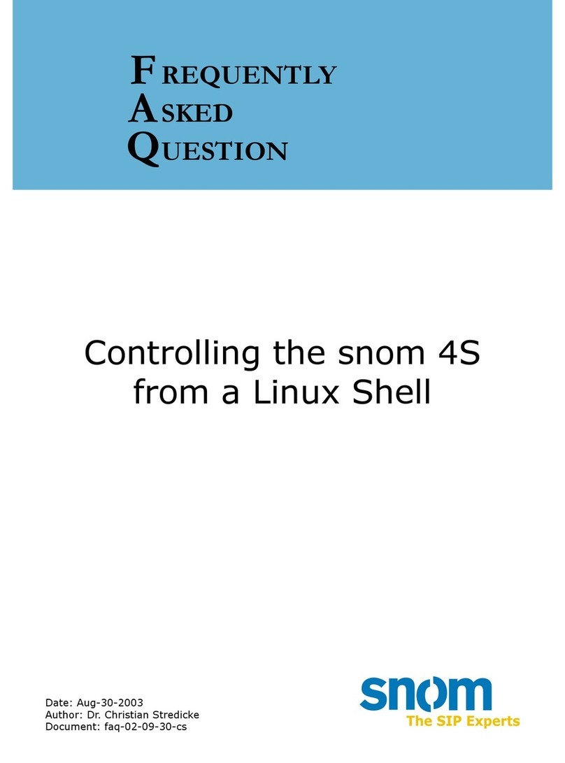 Snom 4S Media Server Frequently asked questions