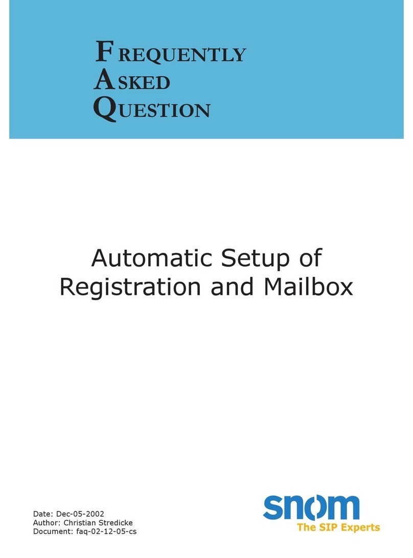 Snom 4S Media Server Frequently asked questions