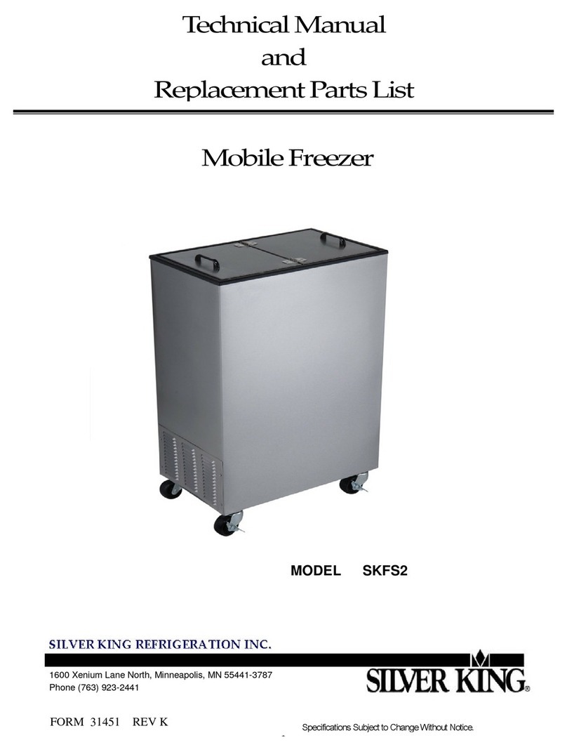 Silver King SKFS2 Technical manual and replacement parts list