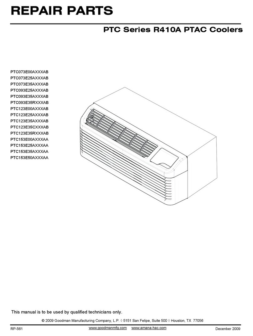 Amana PTC073E00AXXXAB Owner's manual