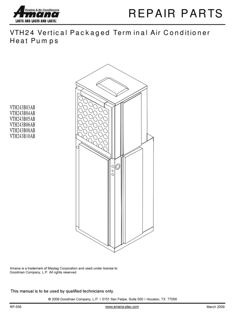 Amana VTH243B03AB Owner's manual
