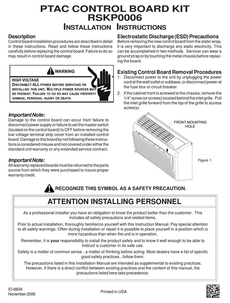 Amana RSKP0006 User manual