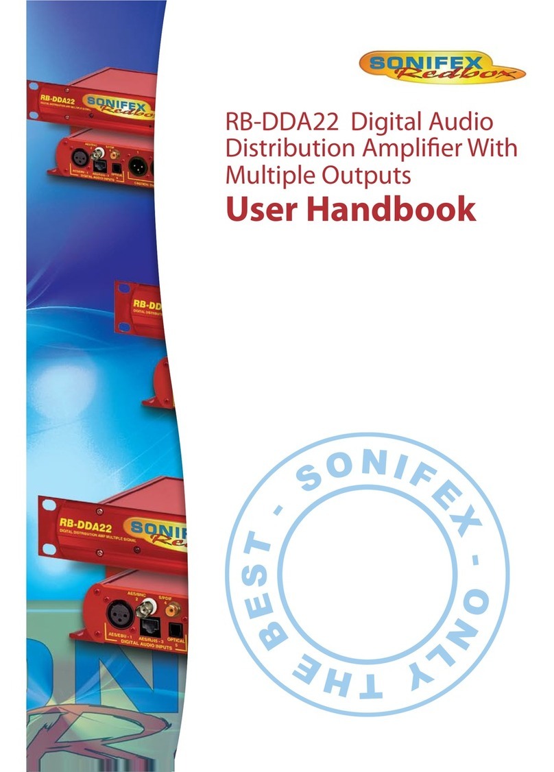 Sonifex Redbox RB-DDA22 User handbook