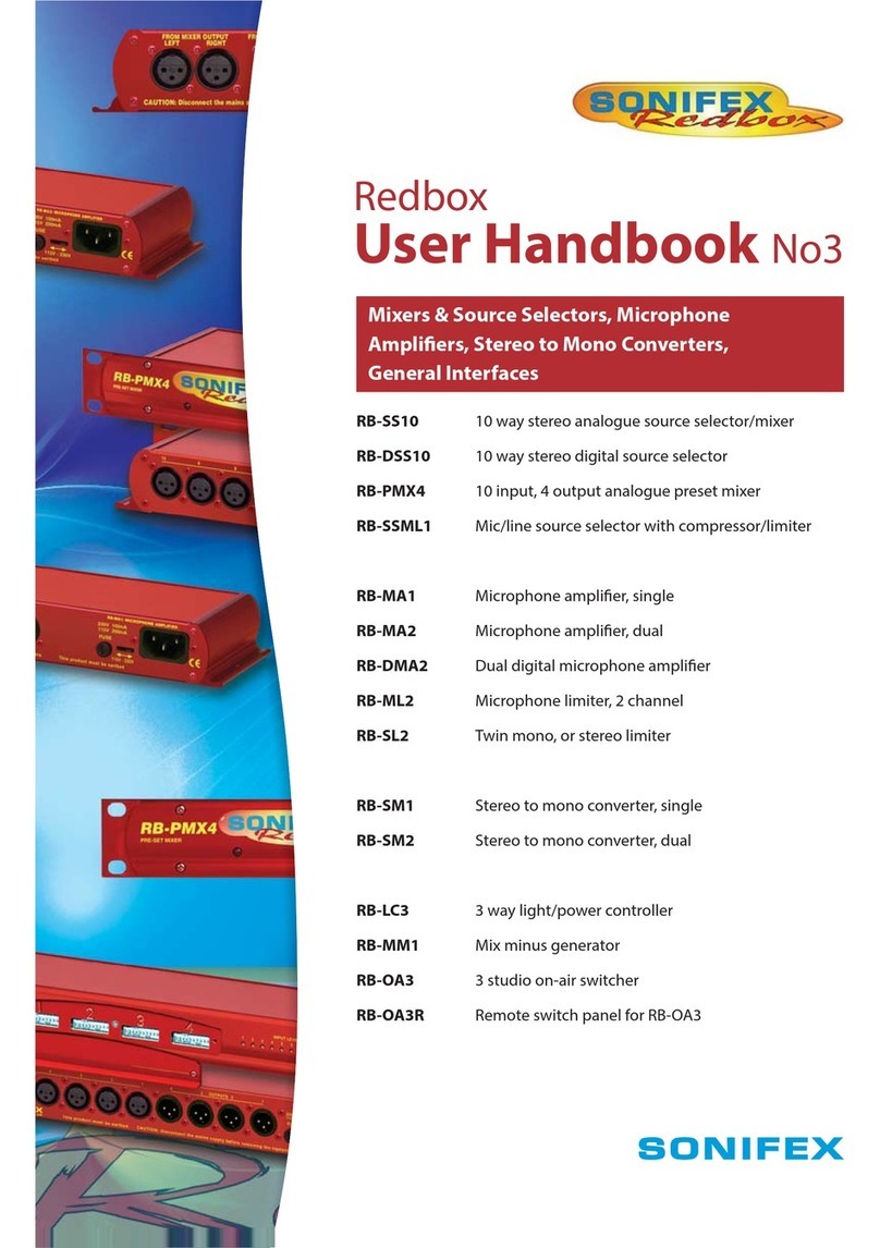 Sonifex Redbox RB-SS10 Instruction Manual