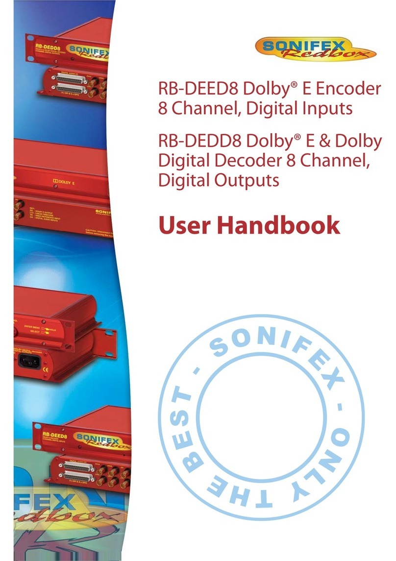 Sonifex Redbox RB-DEED8 Instruction Manual Sonifex Redbox RB-DEED8 Instruction Manual