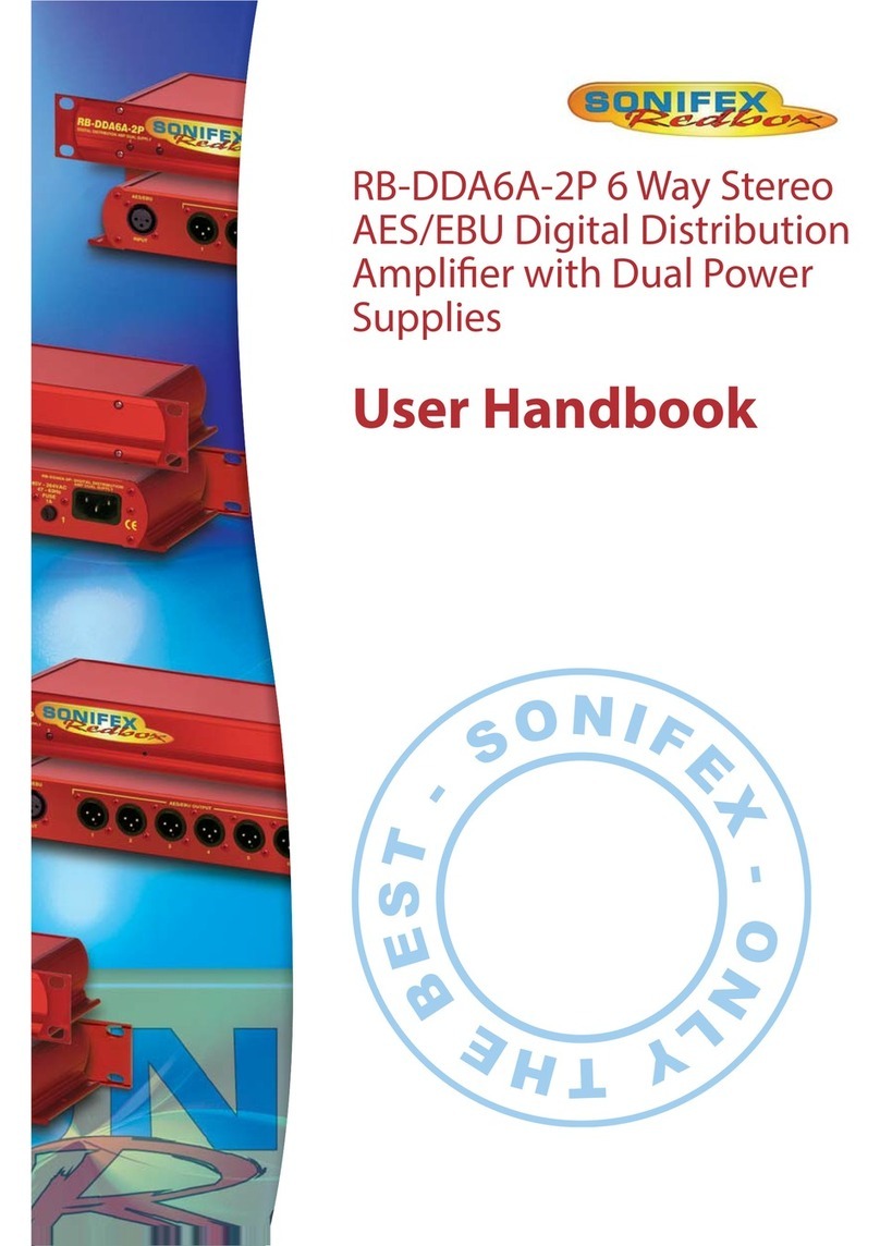Sonifex Redbox RB-DDA6A-2P User handbook