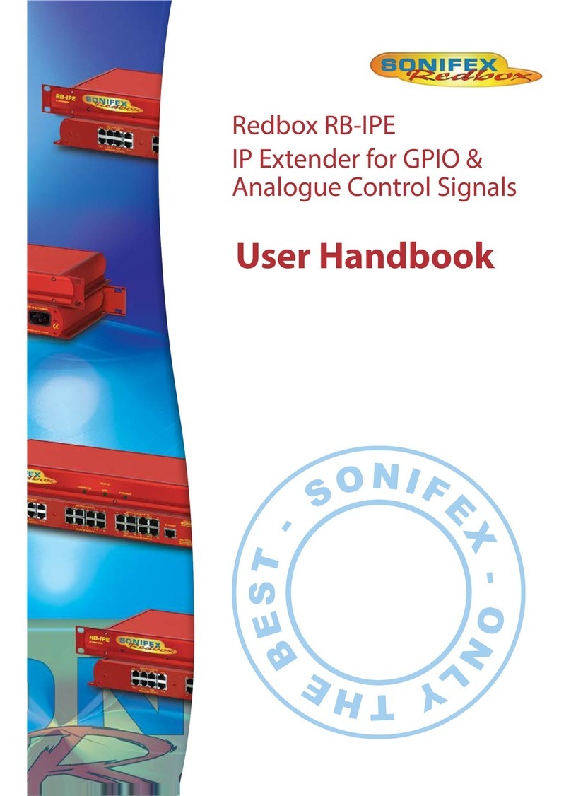 Sonifex Redbox RB-IPE User handbook