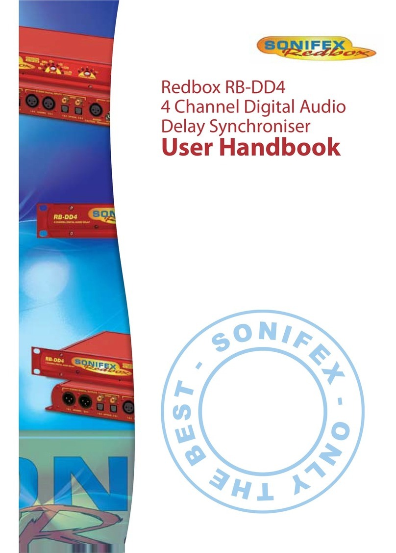 Sonifex Redbox RB-DD4 User handbook