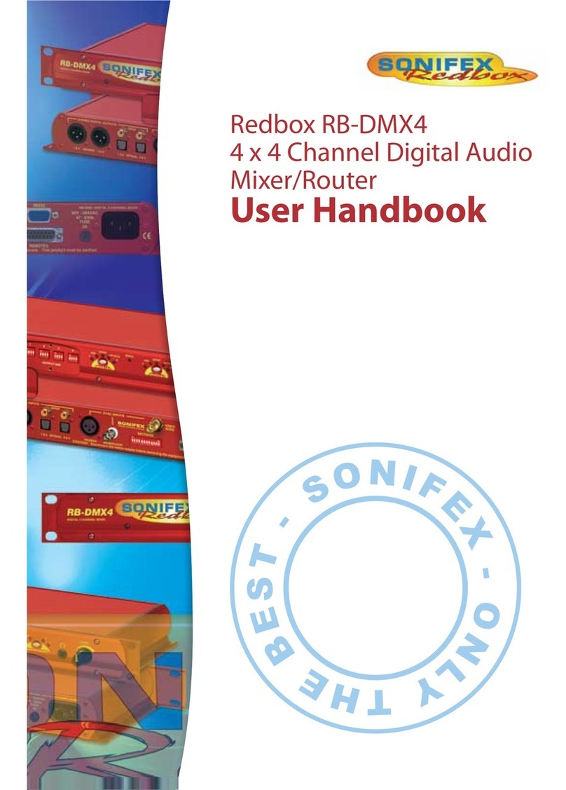 Sonifex Redbox RB-DMX4 User handbook