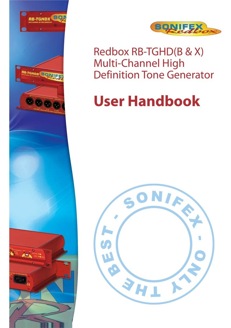 Sonifex Redbox RB-TGHD User handbook
