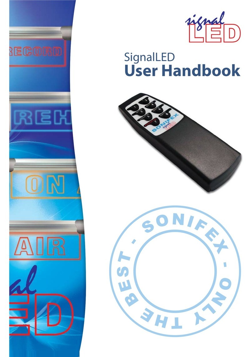 Sonifex SignalLED Series Instruction Manual