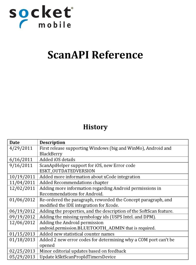 Socket ScanAPI User manual