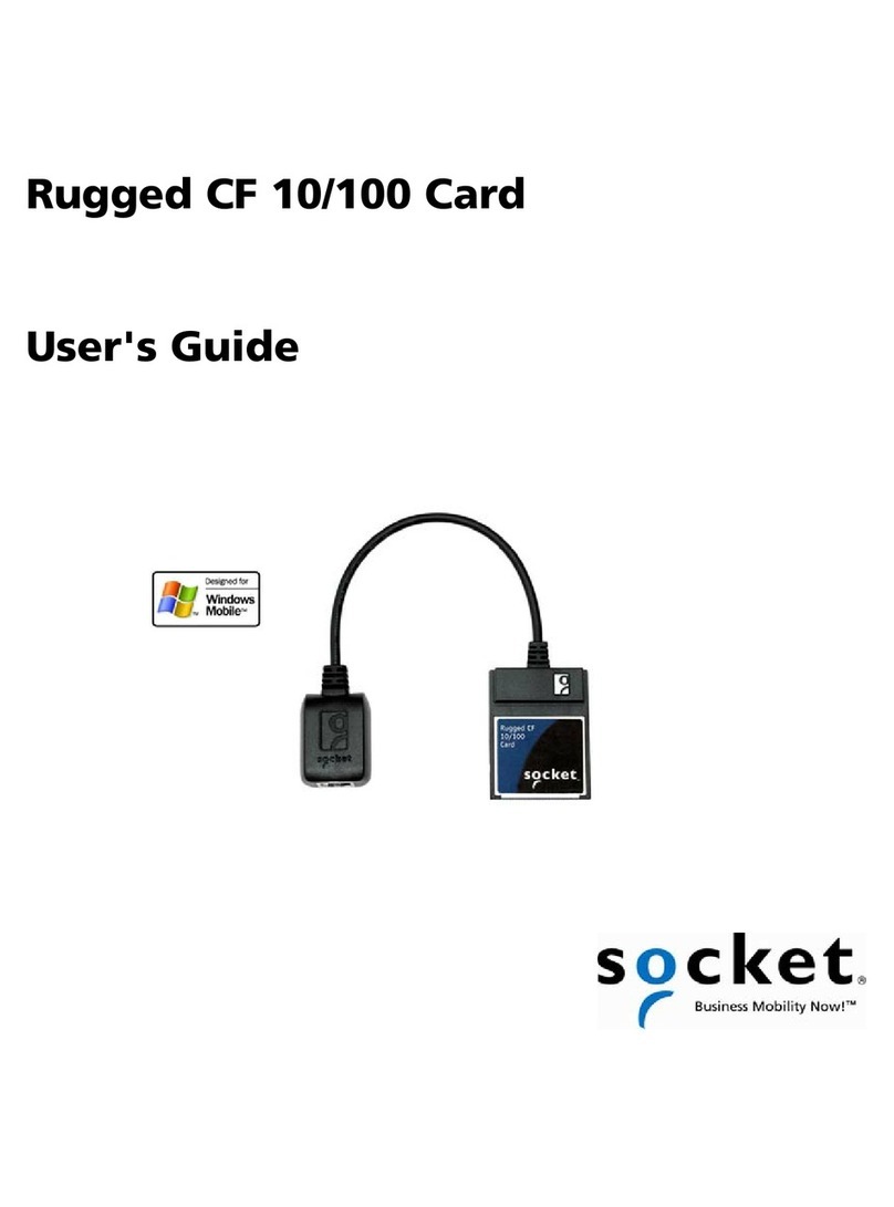 Socket Rugged CF 10/100 Card user guide