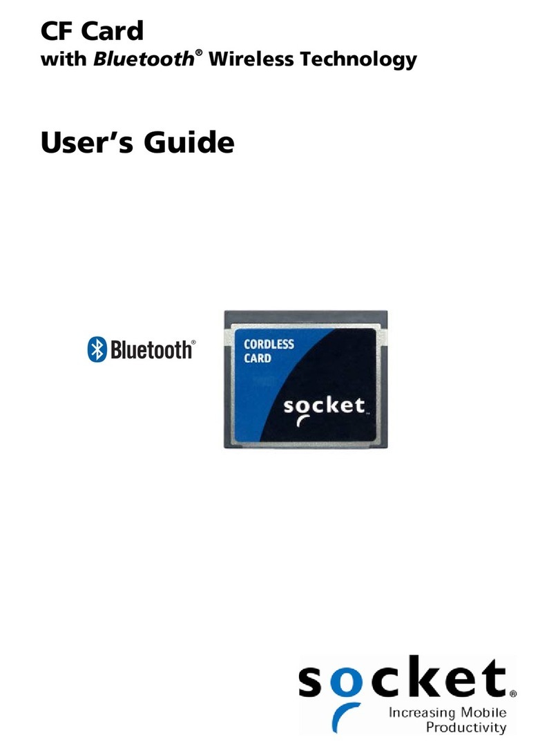 Socket CF Card user guide Socket CF Card user guide
