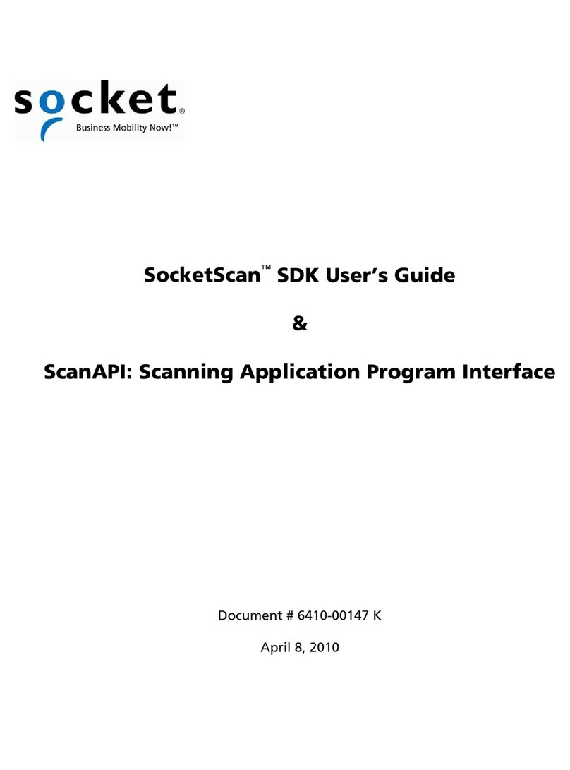 Socket SocketScan SDK User manual