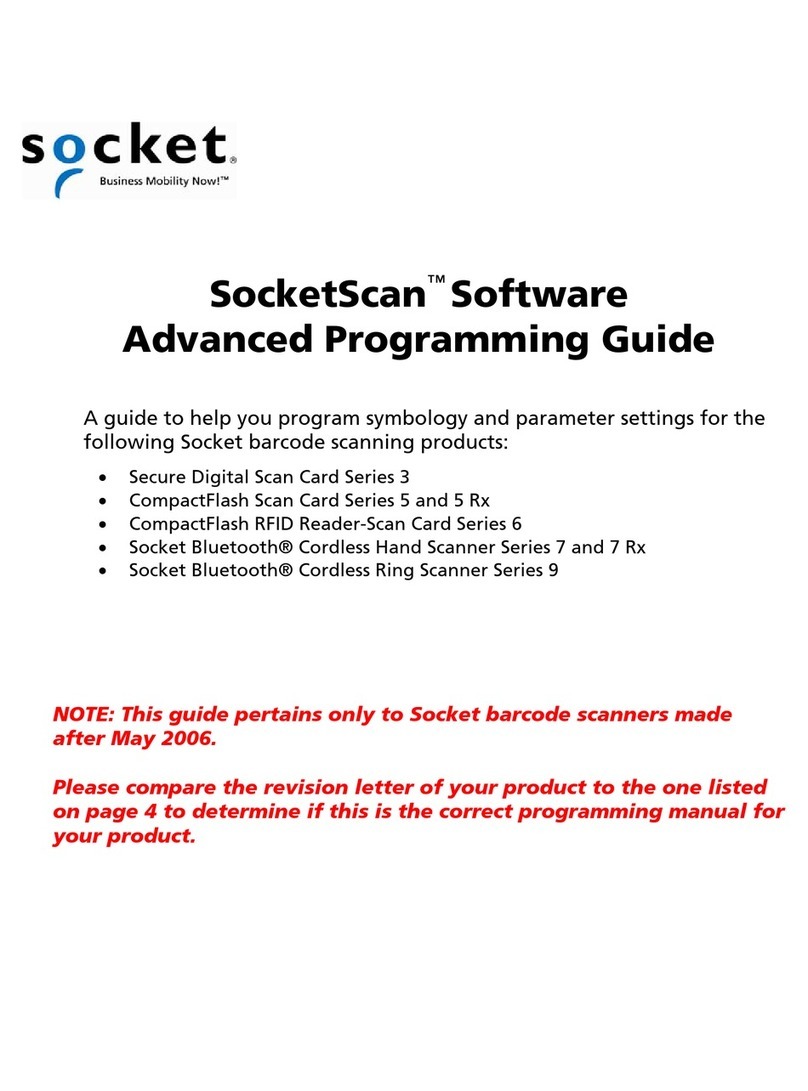 Socket SocketScan Operating instructions