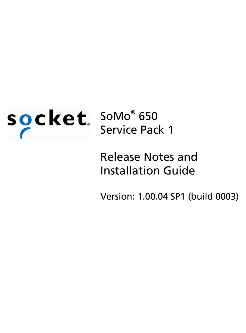 Socket SoMo 650 Release notes and installation guide