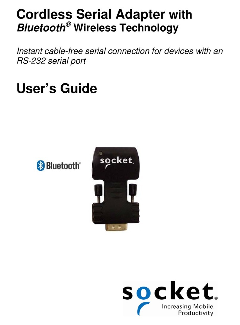 Socket Cordless Serial Adapter user guide