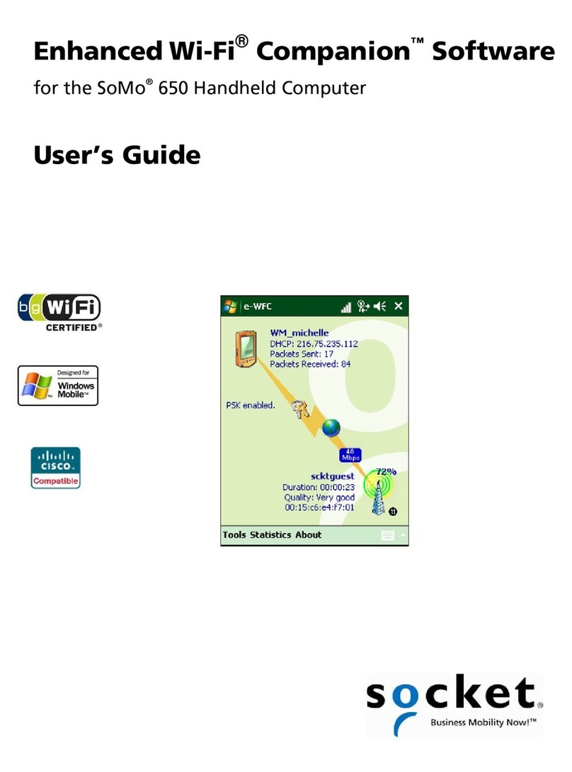 Socket Enhanced Wi-Fi Companion User manual