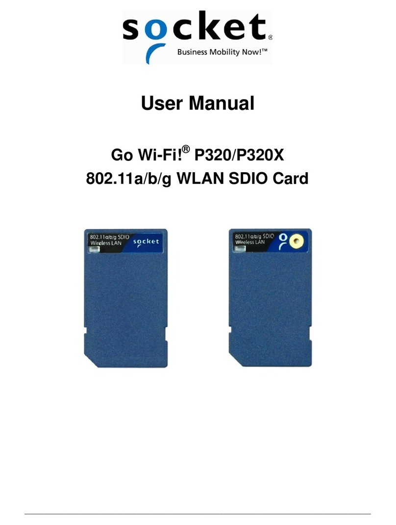 Socket Go Wi-Fi! P320 user manual Socket Go Wi-Fi! P320 user manual