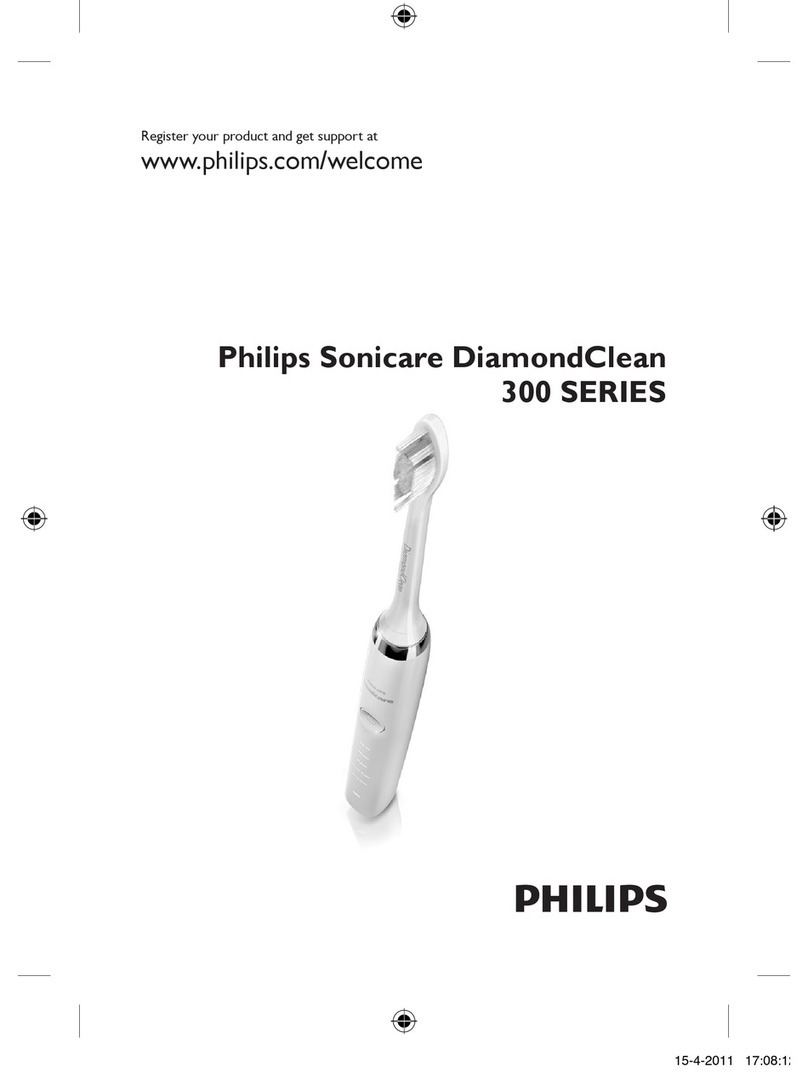 Philips DiamondClean 300 series user manual