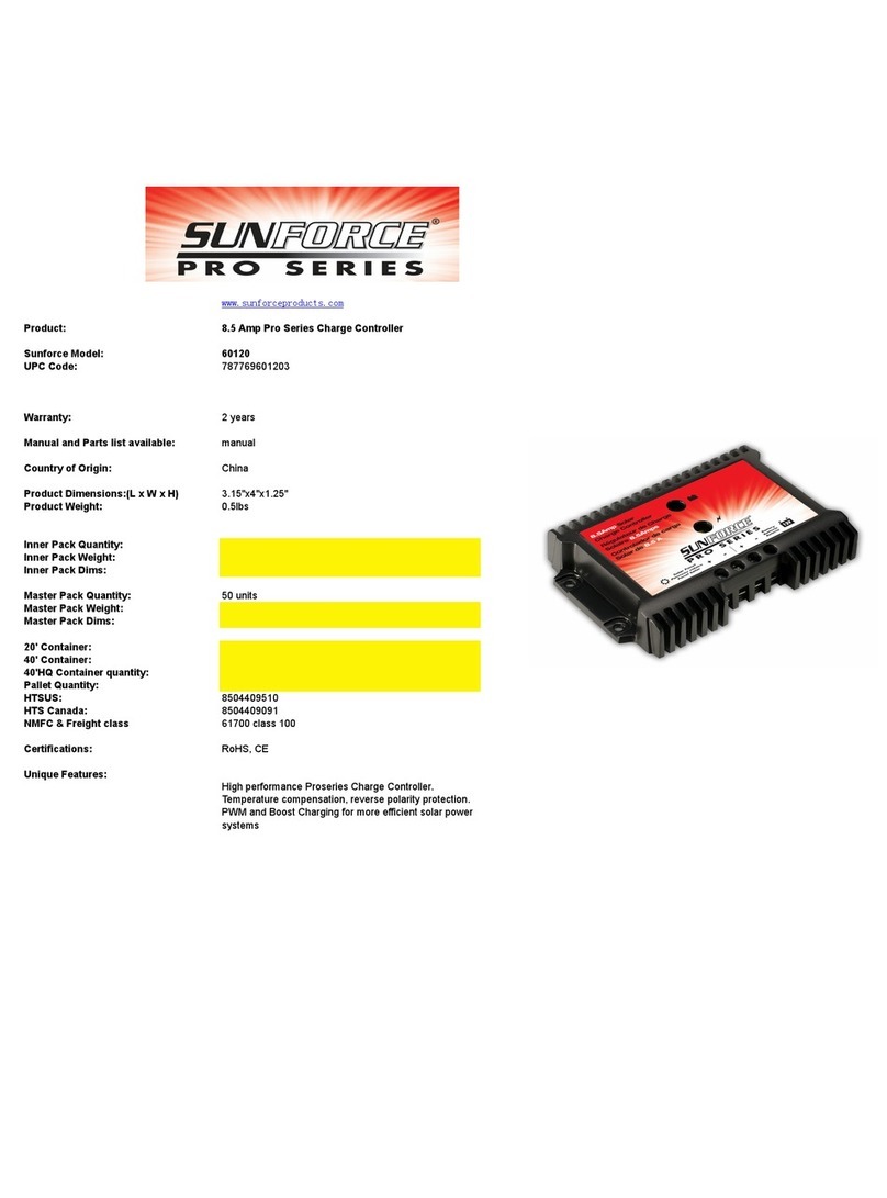Sunforce PRO SERIES 60120 User manual Sunforce PRO SERIES 60120 User manual