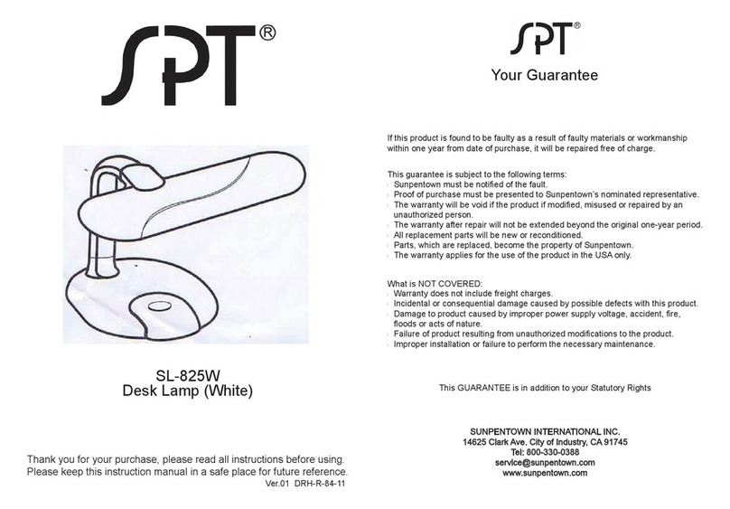 SPT SL-825W instructions