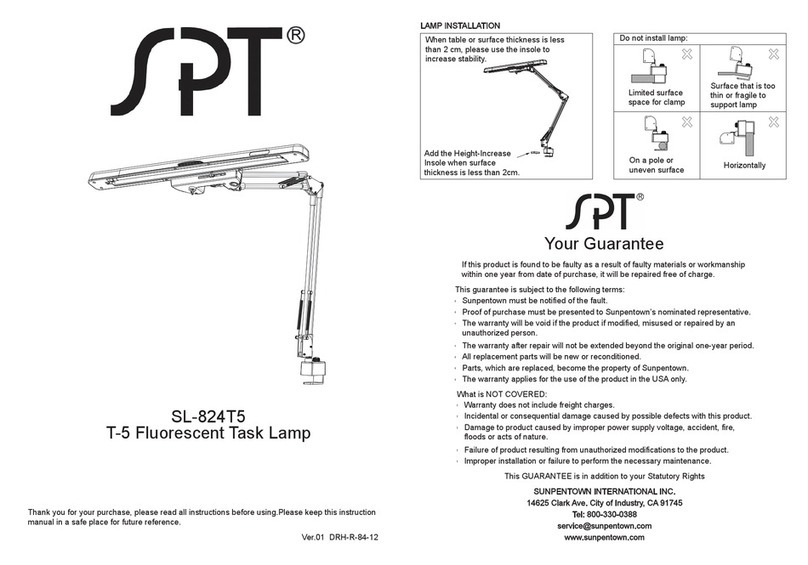 SPT SL-824T5 instructions