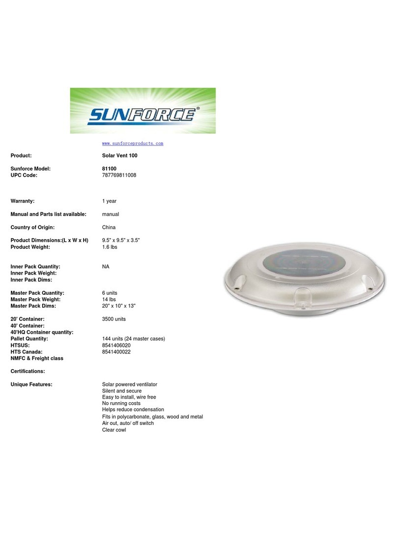 Sunforce 81100 manual&nbsp;