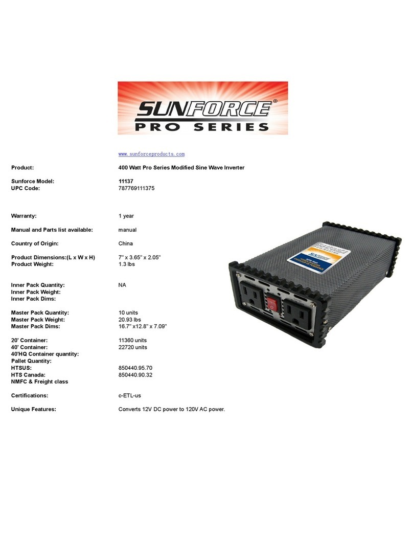 Sunforce PRO SERIES 11137 manual&nbsp;